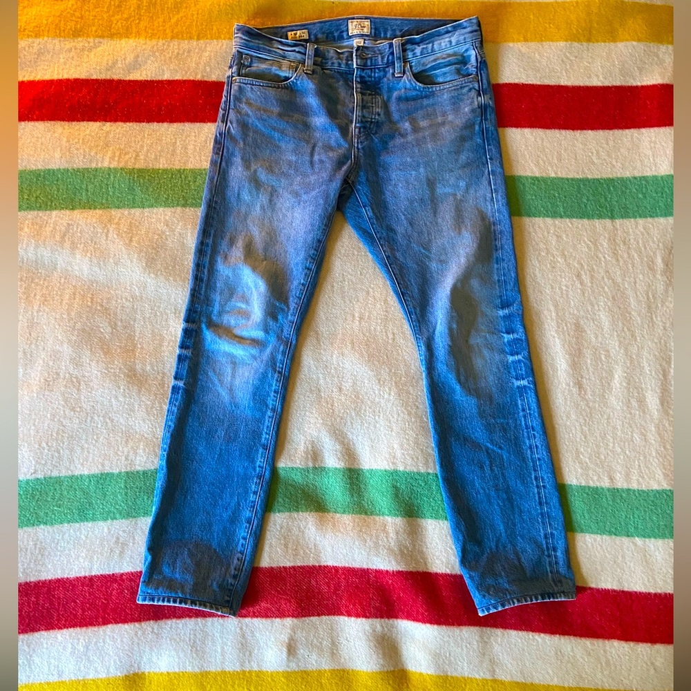 Japanese Selvedge J.Crew Denim 32x30 Three-Year Wash